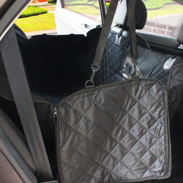 Capa protetora para banco de carro com bolsos laterais