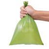 Saco verde para recolha de dejetos de cão