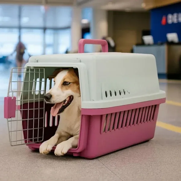 Transportadora rígida para gato e cão Bafinho