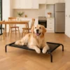 Cama elevada em nylon para cão Bafinho