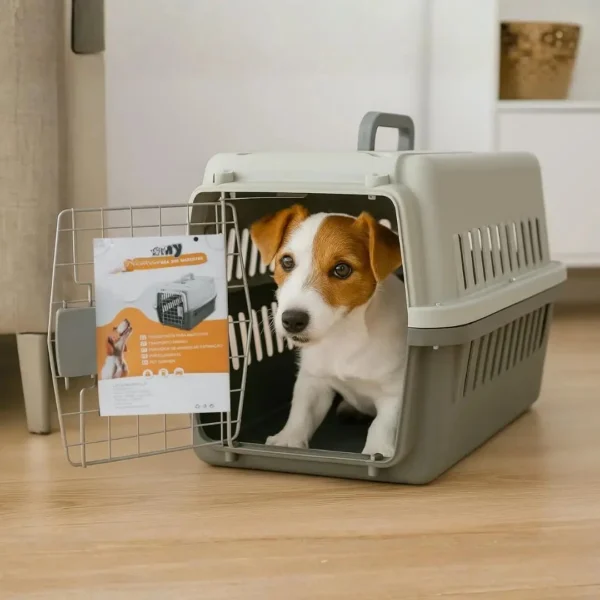 Transportadora rígida para gato e cão Bafinho