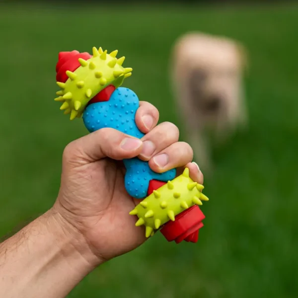 Osso mordedor para cão Bafinho, 18cm texturado
