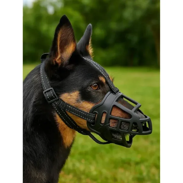 Focinheira reflectora para cão Bafinho, TPE macio
