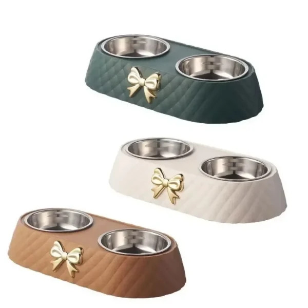 S1462d591f386403d9cd7ca04b8d0d256N.webp Comedouro duplo com taças metálicas para cão e gato