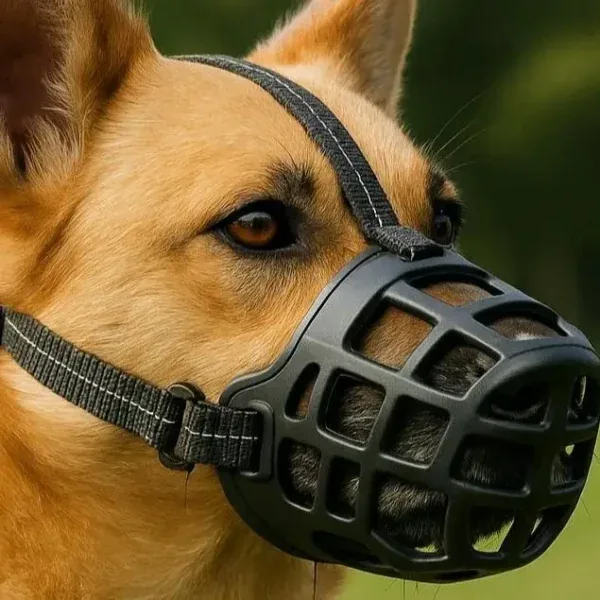 Focinheira reflectora para cão Bafinho, TPE macio