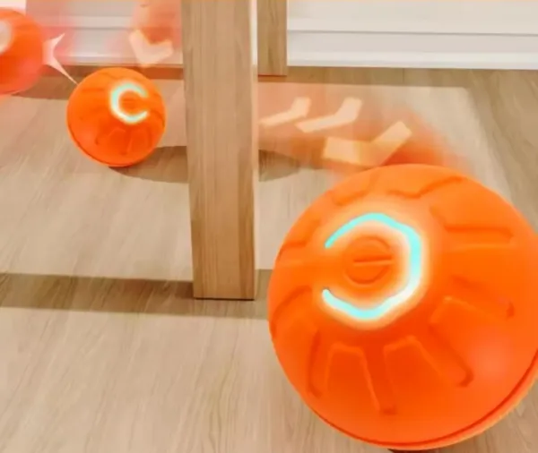 Sb8a6d053b6cc4f2793229bbcc8b06c01P.webp Bola interativa laranja em movimento no chão de casa