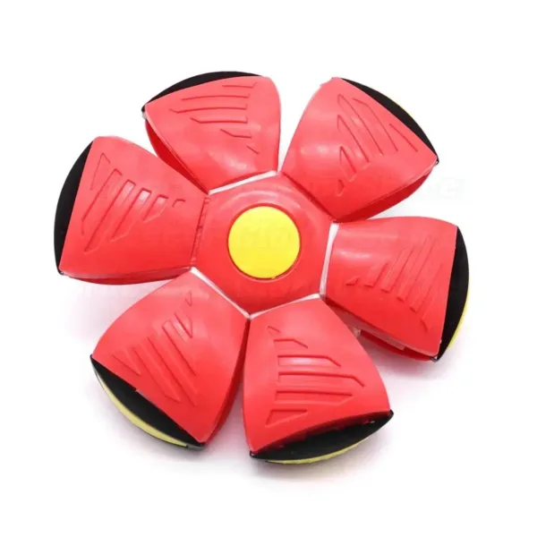 Bola disco transformável vermelha