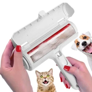 Rolo reutilizável para remover pelos de cão e gato