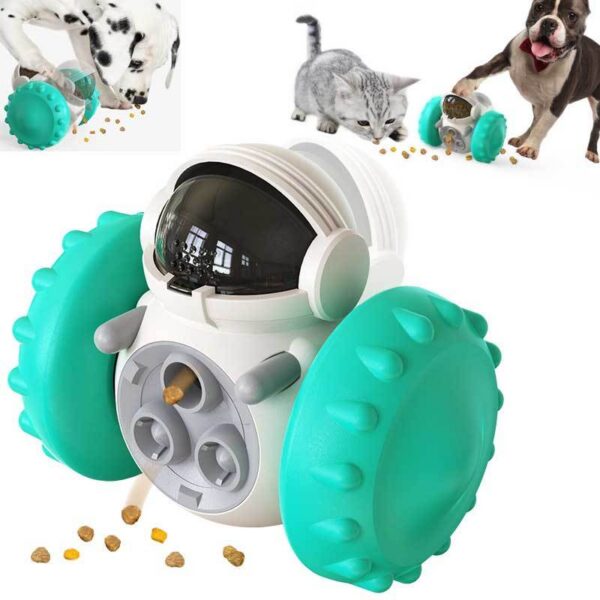 eaadb63e-3013-4b20-b0b3-d7f2177c1467.jpg Brinquedo distribuidor de petiscos Bafinho com cão e gato