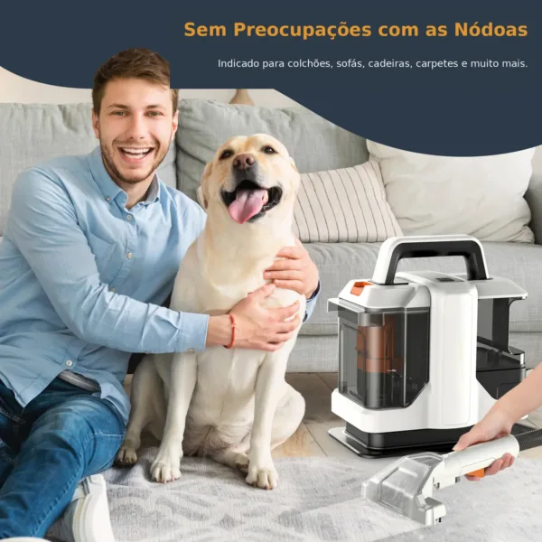 Limpeza de sofás, cadeiras, carpetes e colchões