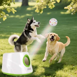 Lançador Automático de Bola para Cão
