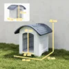S509bb112bb0c4d0faff07fadbaf4fd8aa.webp Medidas da casota PawHut: 71 por 60 por 63 cm