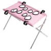 Suporte de grooming dobrável rosa