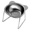 Comedouro Elevado em Aço Inoxidável para Cão e Gato