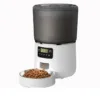 Comedouro automático 4 L branco Comedouro automático programável de 4 L branco com taça de inox